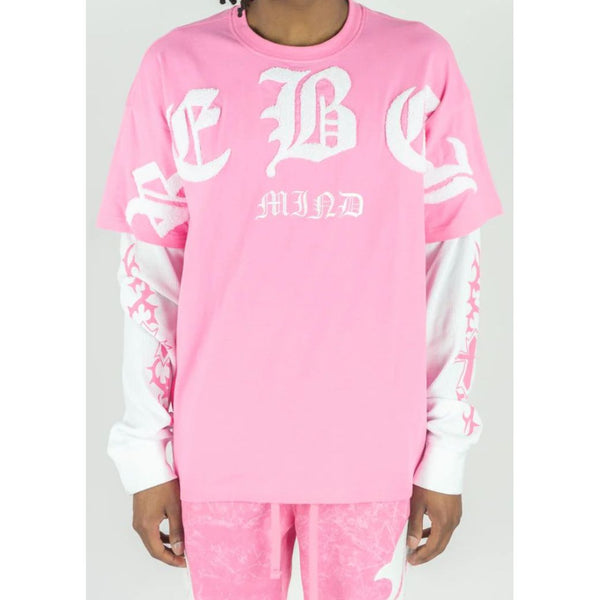 Rebel Minds Double Layer Thermal Tee "Pink"