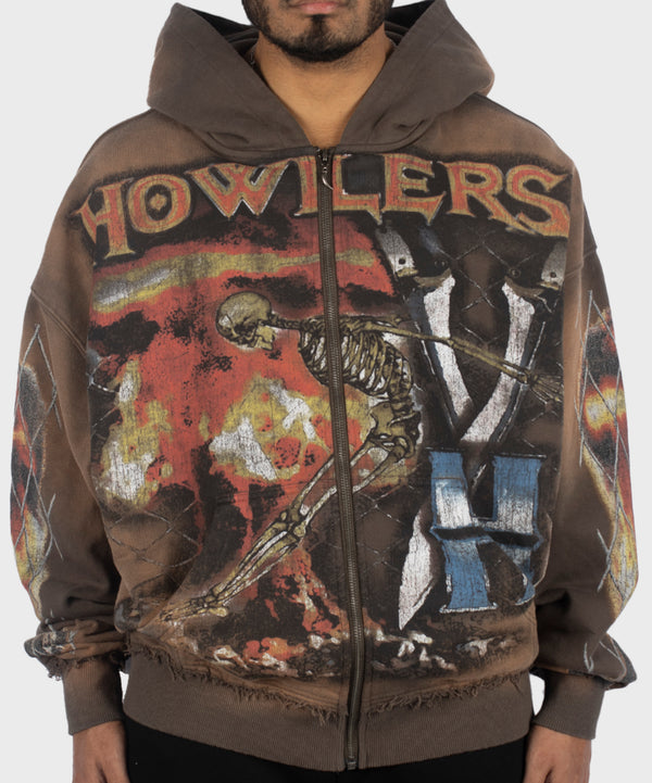 Howlers Club Rapture Hoodie "Brown"