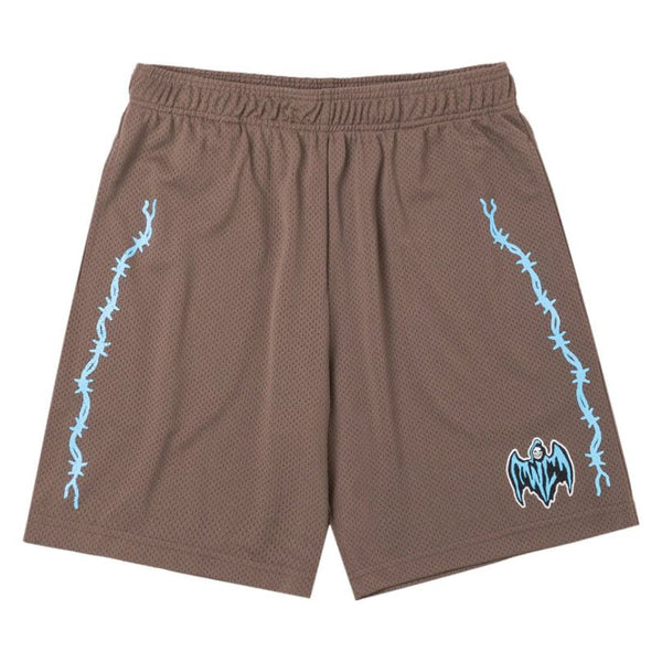 Warren Lotas Bat Reaper Mesh Shorts “Faded Brown”