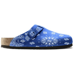 Bravest Studios Paisley Suede Clog "Royal Blue"