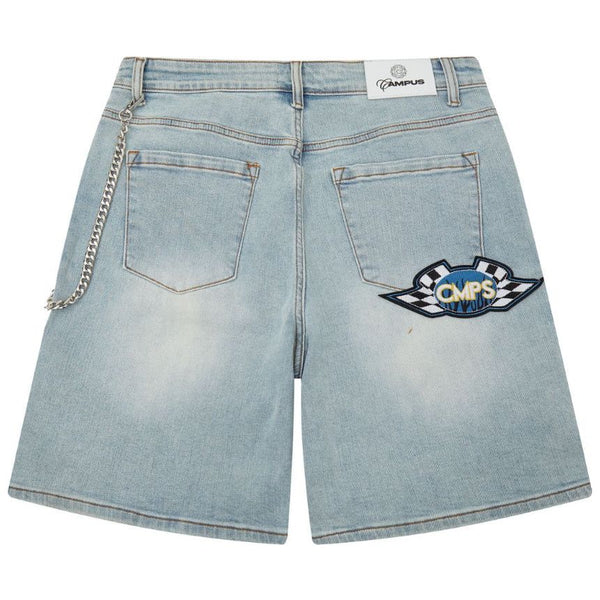 Campus Goods Motor Sport Jean Shorts