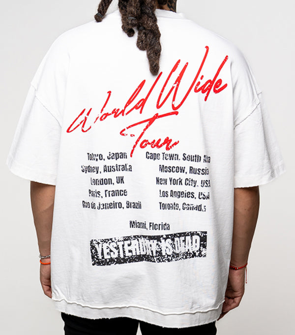 Yesterday is Dead World Tour Tee "White"