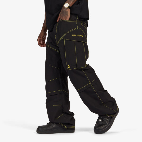 Gala Original Contrast Cargos "Black/Yellow"
