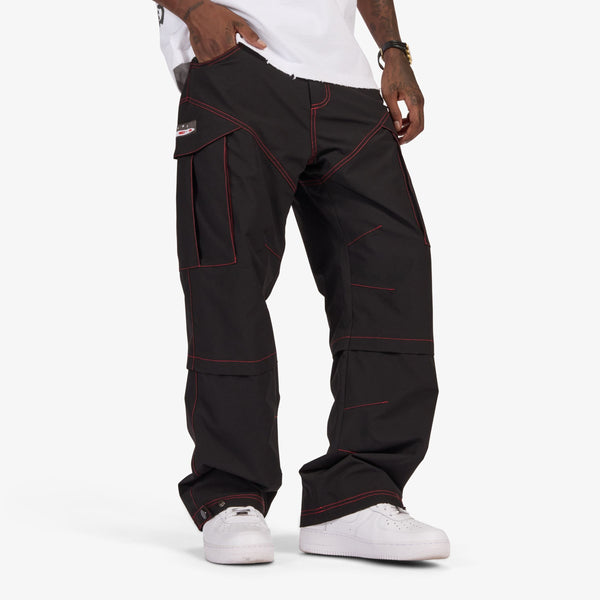 Gala Original Contrast Cargos "Black/Red"