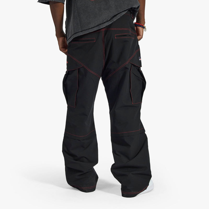 Gala Original Contrast Cargos "Black/Red"
