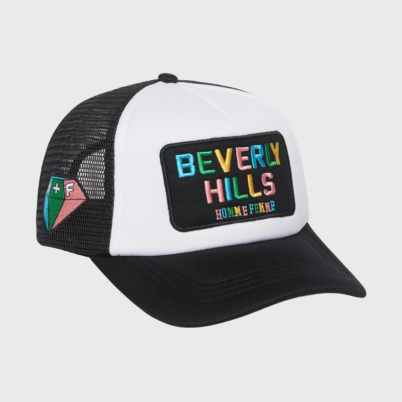 Homme Femme Beverly Hills Trucker Hat “Black”