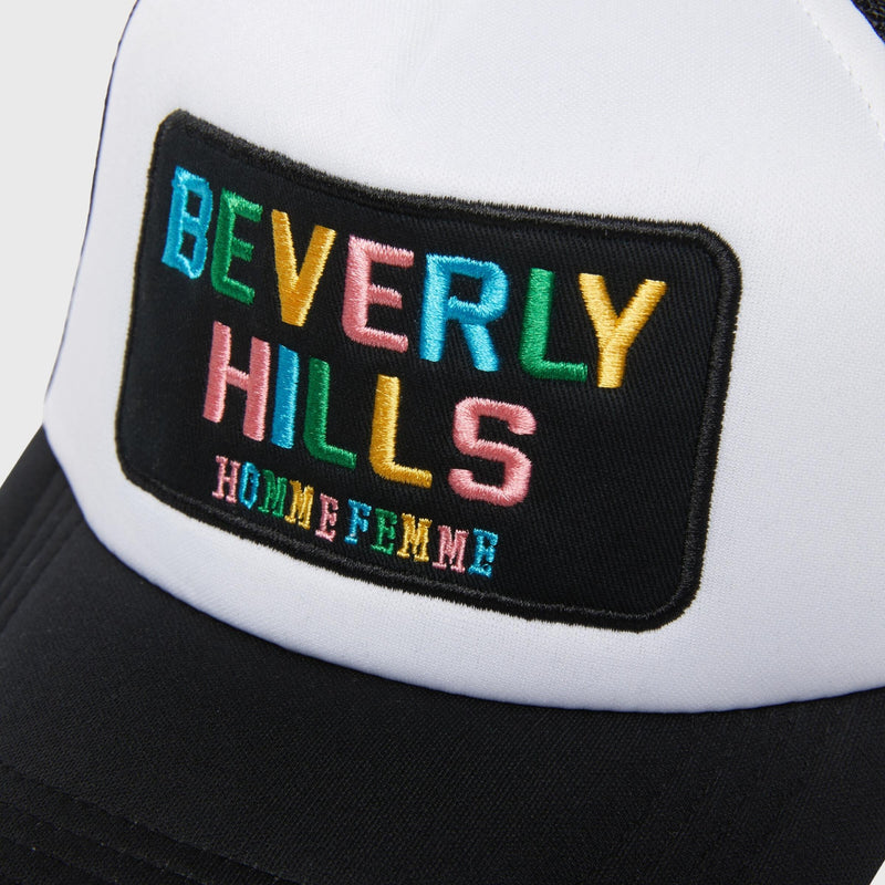Homme Femme Beverly Hills Trucker Hat “Black”