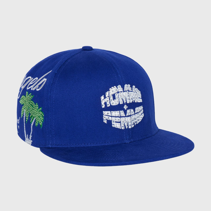 Homme Femme LA Gemstone Snapback Hat “Royal Blue"
