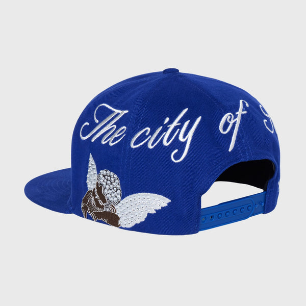 Homme Femme LA Gemstone Snapback Hat “Royal Blue"