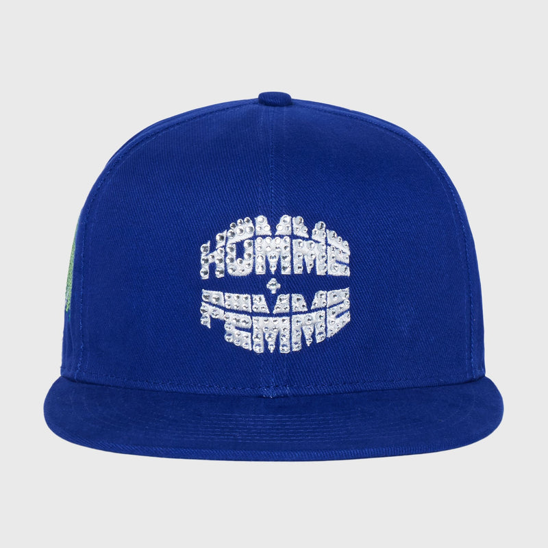 Homme Femme LA Gemstone Snapback Hat “Royal Blue"
