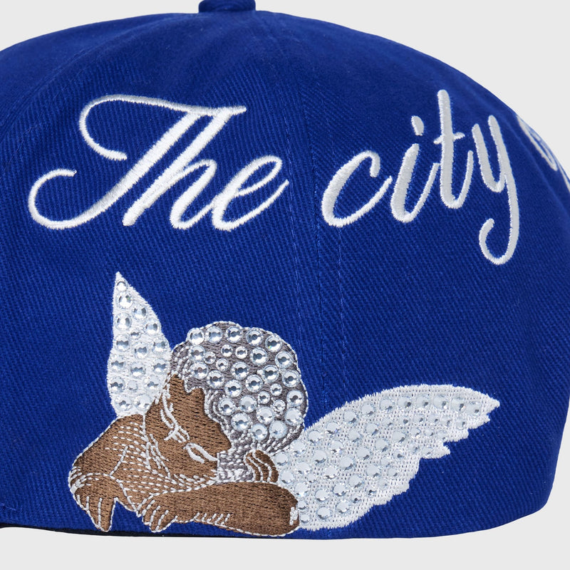 Homme Femme LA Gemstone Snapback Hat “Royal Blue"