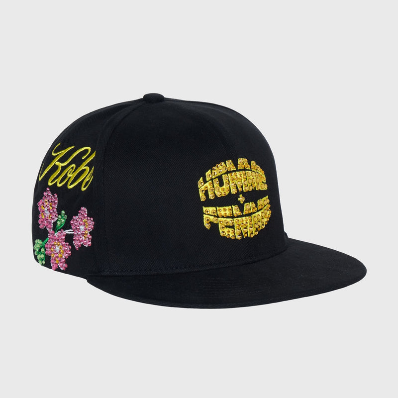 Homme Femme Japan Gemstone Snapback Hat “Black/Yellow"