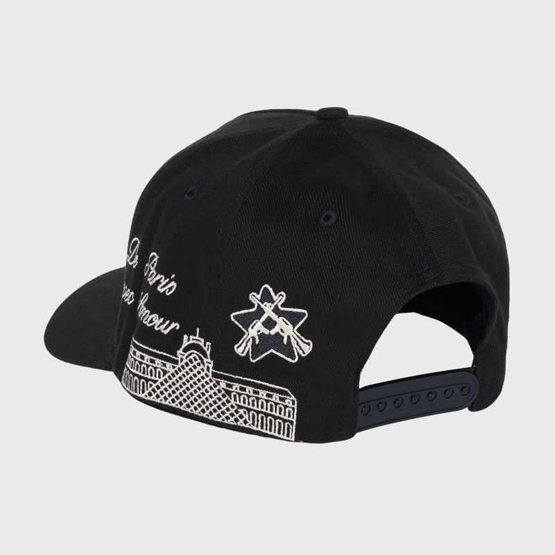 Homme Femme Paris Prestige Snapback Hat “Black"