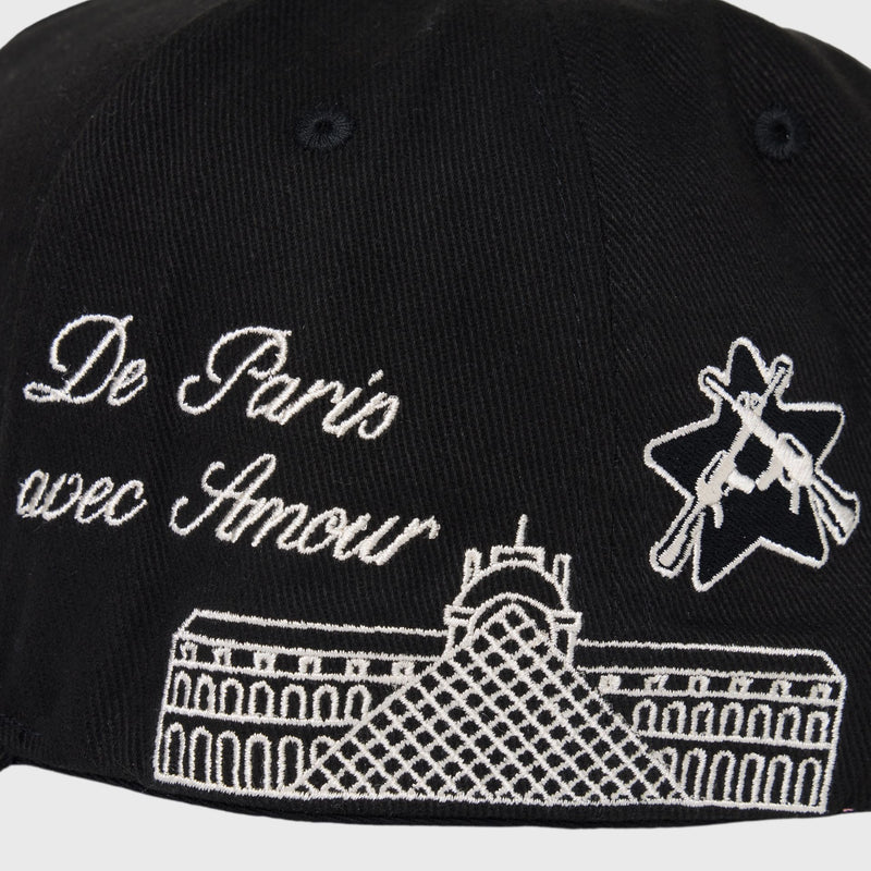 Homme Femme Paris Prestige Snapback Hat “Black"