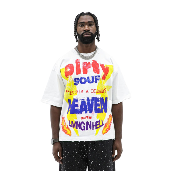 Heights District Heaven & Hell Tee "White"