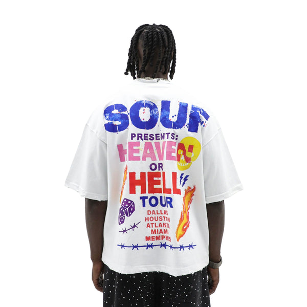 Heights District Heaven & Hell Tee "White"