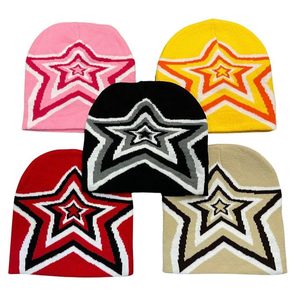 Y2K Star Beanie