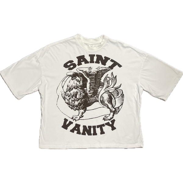 Saint Vanity Tee "White & Brown"