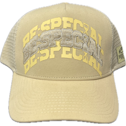 Be Special Suede Trucker Hat "Tan"