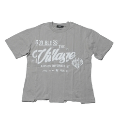 Village Blessings Paneled Tee "Taupe"