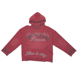 Village Here To Stay Hoodie "Red"