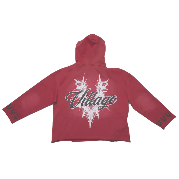 Village Here To Stay Hoodie "Red"