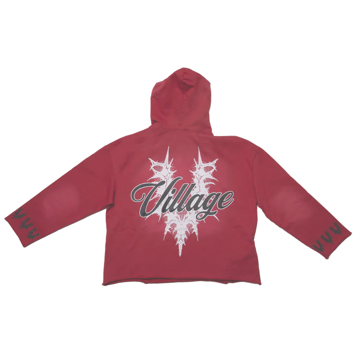 Village Here To Stay Hoodie "Red"