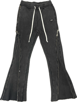 Demik 3X Shadow Zip Flared Sweatpants