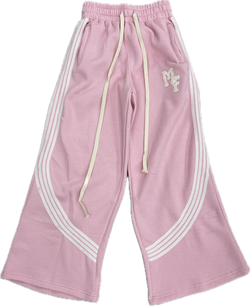 Merlins Father Distressed Sweatpants "Pink"