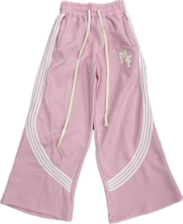 Merlins Father Distressed Sweatpants "Pink"