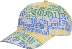 Supreme Cities Jacquard 6-Panel Hat “Multicolor”