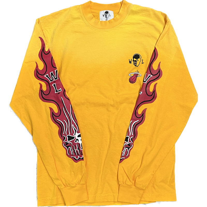 Warren Lotas Miami Heat L/S Tee “Yellow”