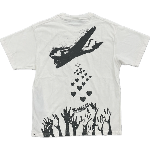 Valabasas Send Love Tee “Vintage White”