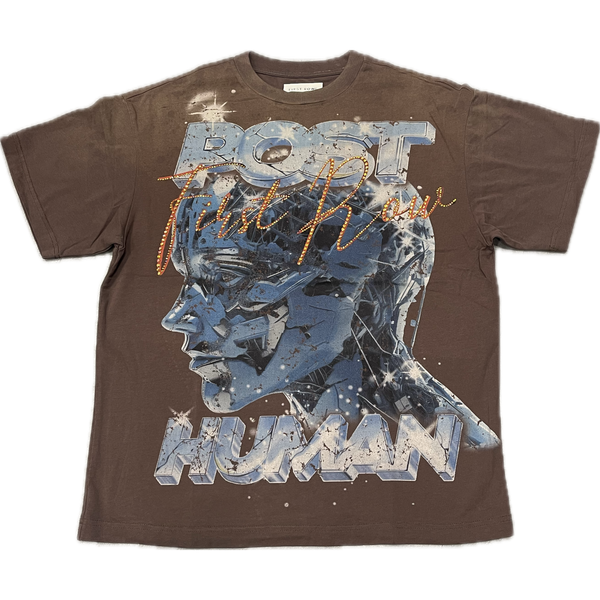 First Row Post Human Tee "Brown"