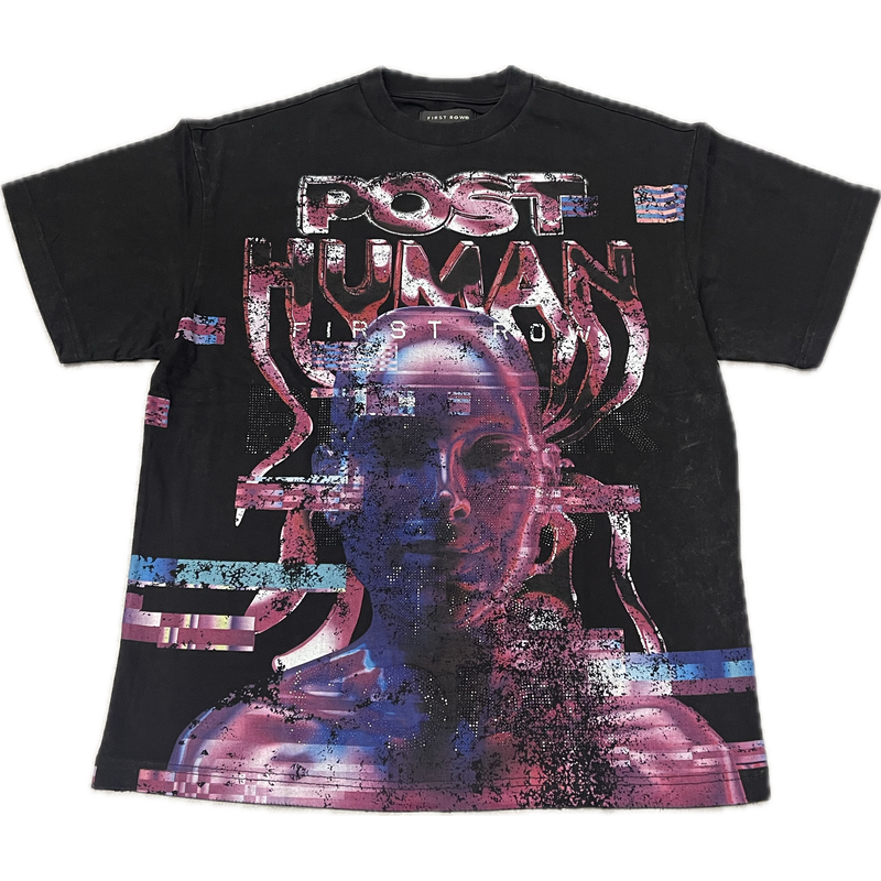 First Row Post Human Tee "Magenta"