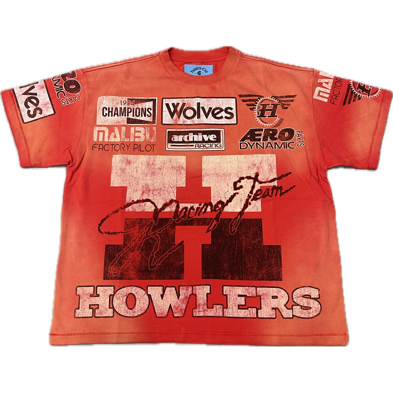 Howlers Club H-Racing Tee "Red"
