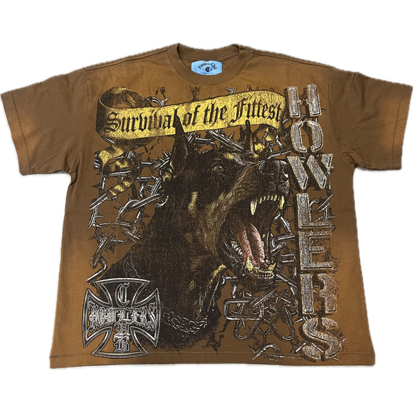 Howlers Club Without Warning Tee "Brown"