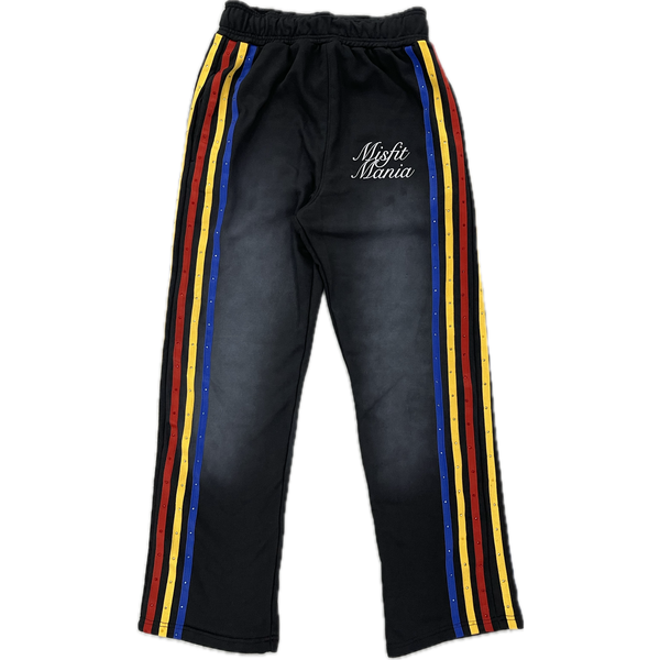 Misfit Mania Primary Colors Sweatpants “Black”