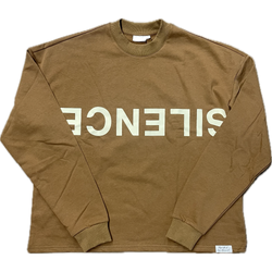 OnyxApparell SILENCE Brent Faiyaz Oversized L/S Tee “Brown”