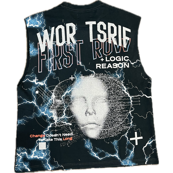 First Row Logic Reason Sleeveless Tee