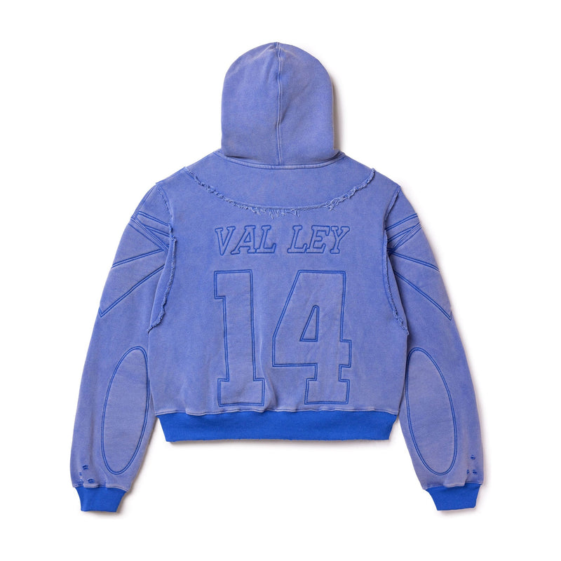 Vale Forever Armor Zip Up Hoodie “Blue”