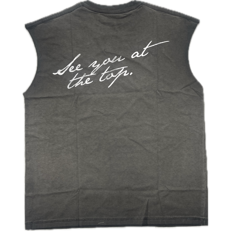 Visionary Club See You At The Top Sleeveless Tee “Charcoal”