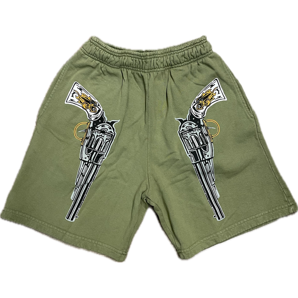 Warren Lotas Pistol Sweatshorts “Olive”