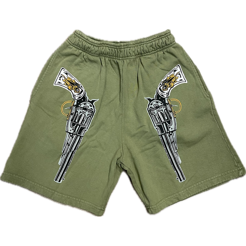 Warren Lotas Pistol Sweatshorts “Olive”