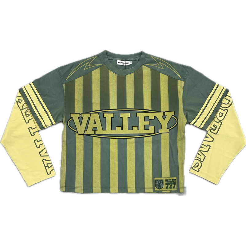 Vale Forever Striped Jersey L/S Tee “Green/Yellow”