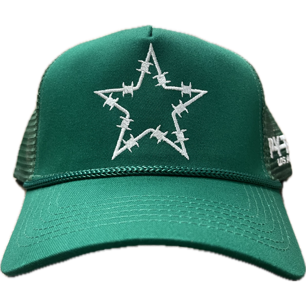 Pythia Star Snapback Hat "Green"