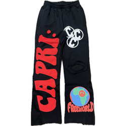 Project Capri Flared Sweatpants "Red"