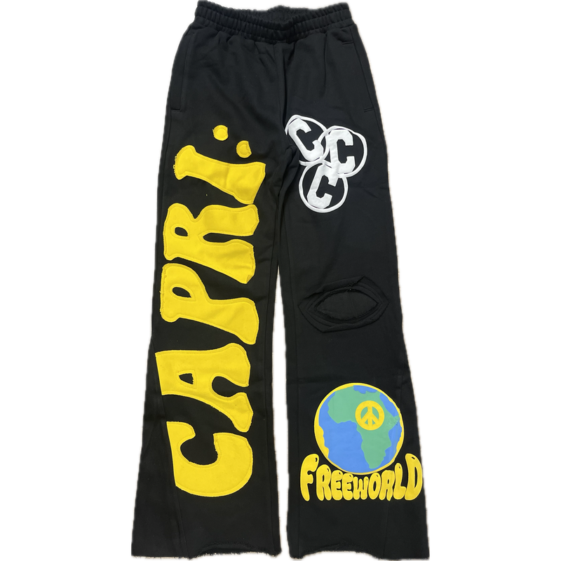 Project Capri Flared Sweatpants "Yellow"