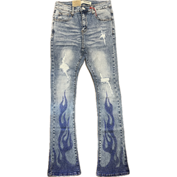 Armor Jeans Flame Stacked Jeans "Blue"