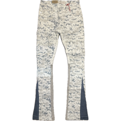 Armor Jeans Stacked Jeans "White Camo"